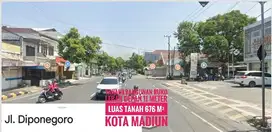 DIJUAL Tanah&Bangunan Ruko, Jl. Diponegoro-KOTA MADIUN