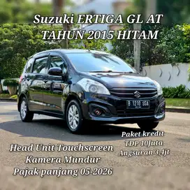 DP 10jt cicilan 3jtan Suzuki Ertiga 2015 Bensin Matic Hitam