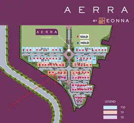 Tinggal 1 unit Cluster AERRA At EONNA BSD Bagus Hadap utara Free DP