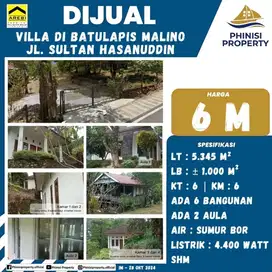 DIJUAL VILLA DI BATULAPIS MALINO JALAN SULTAN HASANUDDIN