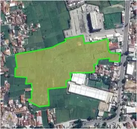Tanah Mainroad Jalan Provinsi Soreang Cocok untuk Perumahan