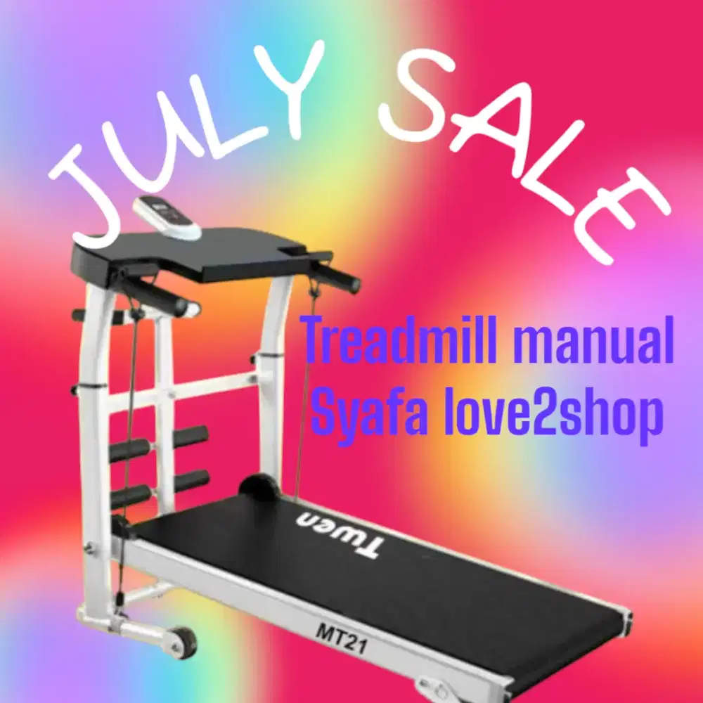 TREADMILL MANUAL SEPEDA STATIS SPINNING BIKE