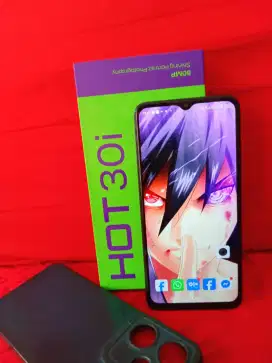 Infinix hot 30i ram 8gb+8/128gb lengkap mulus segel bonus