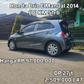 Antik km 51rb.. Honda Brio E Manual 2014 (D)