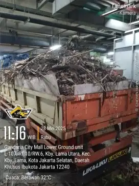 Jasa buang puing sampah