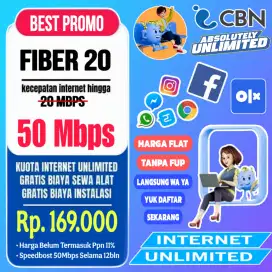 Pasang Wifi Murah CBN harga flat
