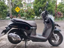 (DP 500 Rb)‼️ Scoopy Prestige Keyless Hitam Glossy 2022 Cash & Kredit
