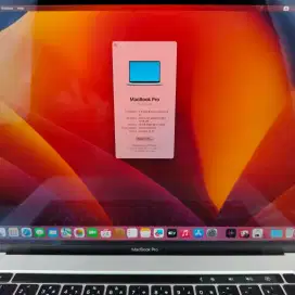 Macbook Pro 2019 Ram 16 Ssd 512 layar Core i7 16 inch lengkap full set