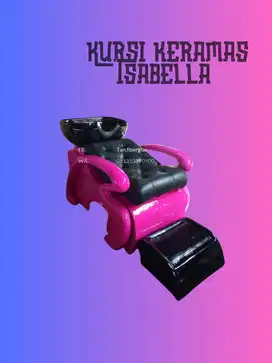 kursi keramas fiberglass black pink ready.