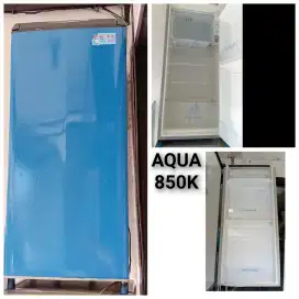Kulkas AQUA bekas bergaransi