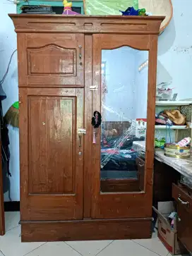 LEMARI 3 IN 1 ASLI JATI