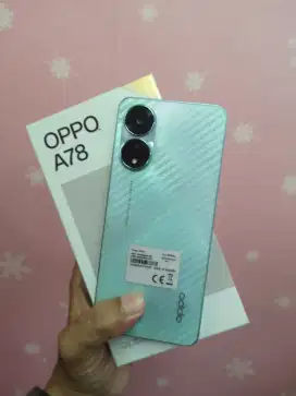Oppo A78 ram 8/256 Nfc Mulus Fullset ori