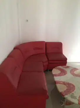 Sofa L & Meja Tamu