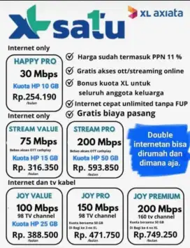 PROMO WIFI REAL UNLIMITED DAN TV KABEL