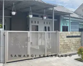 Menerima Pasang Pagar Sliding, Pagar Lipat Minimalis Sawargi Kreasindo