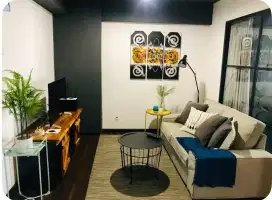 Sewa Unit Bagus 2 BR Jadi 1 BR Apartemen Bassura City Strategis