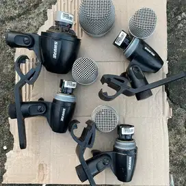 Mic shure buat tom dn bass sound system mixer equalizer crossover dlms