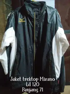 Jaket tracktop Mizuno size L