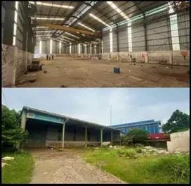 Dijual Gudang Jl. Raya Setu  Telajung, Cikarang Barat
