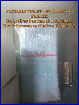 Toilet Fiberglass, Toilet Event, Toilet Baru Bersih Stok Banyak