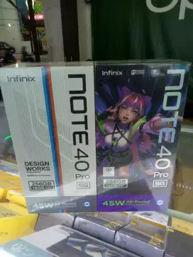 infinix note 40 pro+ 12/256 5G baru segel pabrik