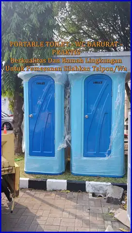 Toilet Portable, Toilet Jongkok, Toilet Praktis Mudah Dipindahkan