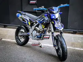 JUAL CEPAT‼️KLX 250 TRAIL SUDAH DI MODIF JADI SUPERMOTO MULUS LOW KM
