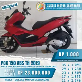 DI JUAL HONDA PCX ABS TH 2019 YUK DI GASKEUN BISA CASH ATAU KREDIT