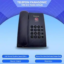 Telepon Panasonic Tipe KX TS 505 Hitam Second
