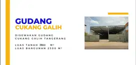 Disewakan Gudang Mandiri Luas Bangunan 2500 di Cukanggalih Tangerang