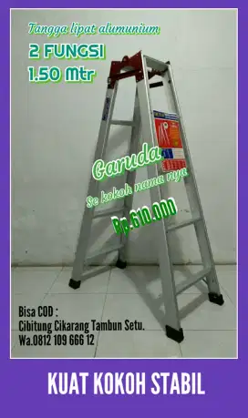 Tangga lipat almunium 1.5 mtr.