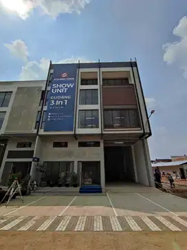 Gudang baru+kantor 4 lt dekat bandara