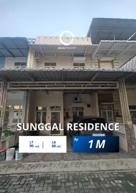 Dijual Rumah Jalan Sunggal Komplek Sunggal Residence Siap Huni