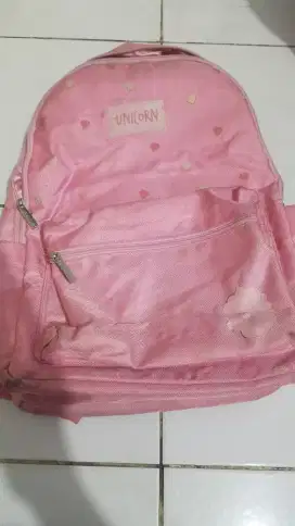 Tas anak unicorn perempuan warna pink