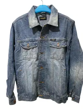 Jaket jeans denim wrangler preloved