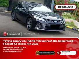 [ LOW KM ] Toyota Camry 2.5 Hybrid TSS JBL Facelift AT Hitam 2022/2023