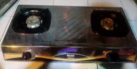 Kompor gas dua tungku (rinnai)