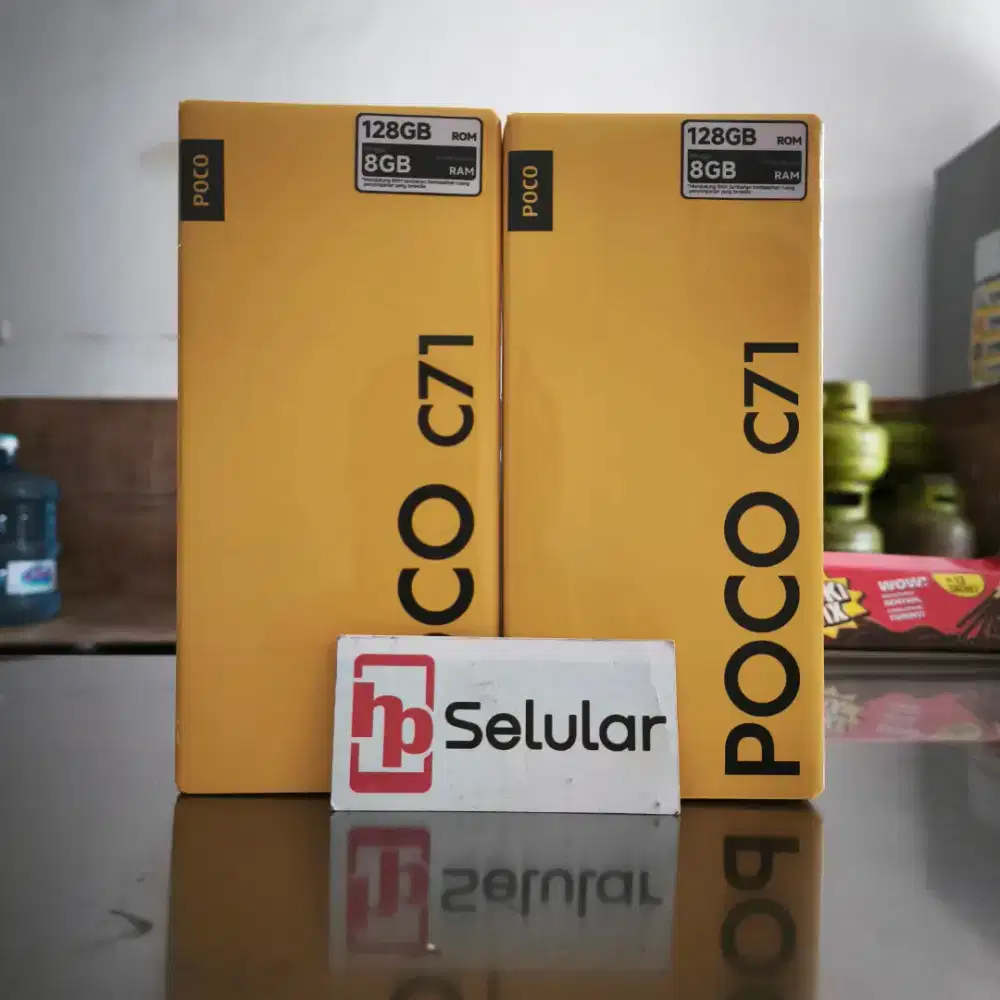 Poco C71 4/128gb Baru dan Segel Dos Garansi Resmi