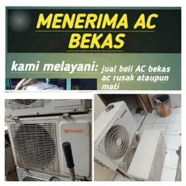 Terima ac bekas rusak
