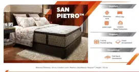 Kasur Spring Florence San Pietro 2x2m