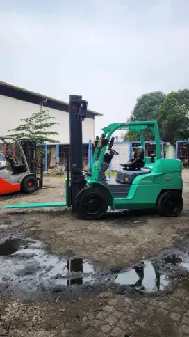 Forklift Mitsubishi 3,5 Ton,Tiang 4 Meter,Matic,Mesin S6S,Tahun 2018