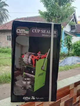 Dijual cepat cup sealer+helm kyt 2vision kuning