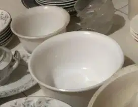 Vintage White Milk Glass Mixing Bowl
