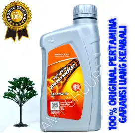 Oli prima XP SAE 20W-50 1liter original 100% asli pertamina