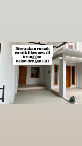 Disewakan Rumah Cantik Likes New di Kranggan Dekat dengan LRT