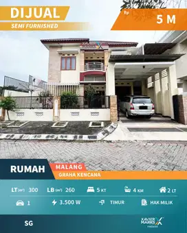 Rumah Mewah Terawat Di Graha Kencana Blimbing Malang(OLX688)