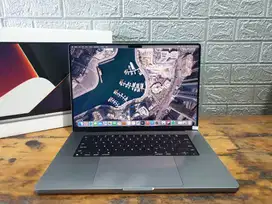 Macbook Pro M1 16 RAM 16GB SSD 512GB Fullset Garansi November 2025
