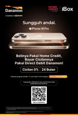 KHUSUS BUAT KARYAWAN DANAMON TERPILIH BISA CICIL 24 BULAN 0%