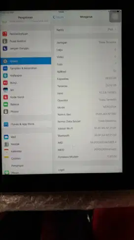 Ipad model MD523X/A generasi 4