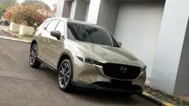 MAZDA CX5 ELITE 2.5 AT COKLAT 2022 KM20RB RECORD RESMI